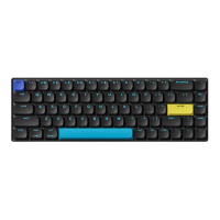 XINMENG C68 Three Mode Low Profile Mechanical Keyboard (Black)